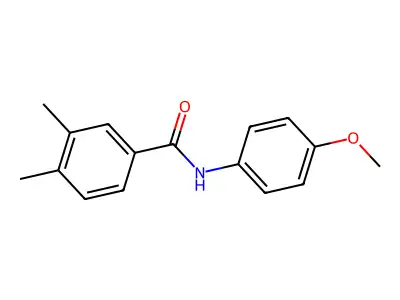 N-(4-methoxyphenyl)-3,4-dimethylbenzamide structure