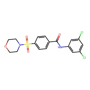 N-(3,5-dichlorophenyl)-4-(morpholinosulfonyl)benzamide structure