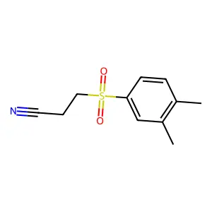3-[(3,4-Dimethylphenyl)sulfonyl]propanenitrile structure