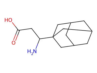 3-(Adamantan-1-yl)-3-aminopropanoic acid structure