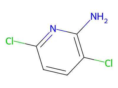 3,6-Dichloropyridin-2-amine structure