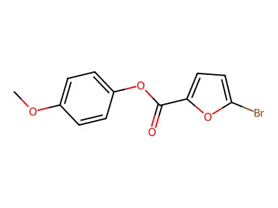 4-Methoxyphenyl 5-bromo-2-furoate structure