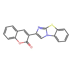 3-Imidazo[2,1-b][1,3]benzothiazol-2-ylchromen-2-one structure