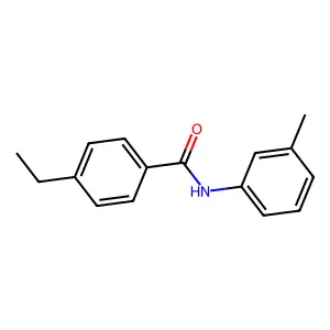 4-乙基-N-(3-甲基苯基)苯甲酰胺 structure