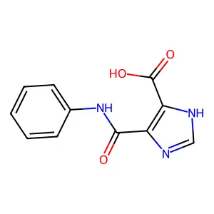 5-苯氨甲酰基-3H-咪唑-4-甲酸 structure