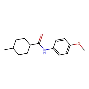 N-(4-methoxyphenyl)-4-methylcyclohexane-1-carboxamide structure