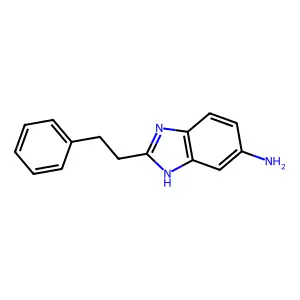 2-Phenethyl-1H-benzoimidazol-5-ylamine structure