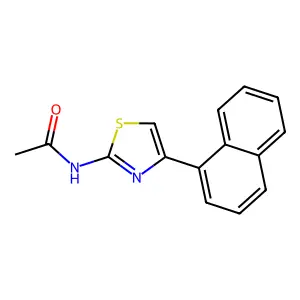 N-(4-Naphthalen-1-yl-thiazol-2-yl)-acetamide structure