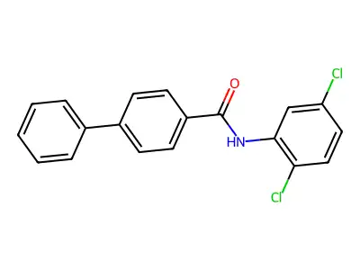 N-(2,5-dichlorophenyl)-[1,1'-biphenyl]-4-carboxamide structure