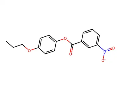 4-Propoxyphenyl 3-nitrobenzoate structure
