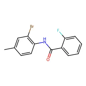 N-(2-Bromo-4-methylphenyl)-2-fluorobenzamide structure