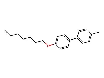 4-(Heptyloxy)-4'-methyl-1,1'-biphenyl structure