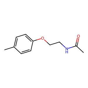 N-[2-(4-Methylphenoxy)ethyl]acetamide structure