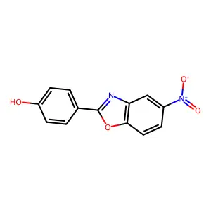 4-(5-Nitro-2-benzoxazolyl)phenol structure