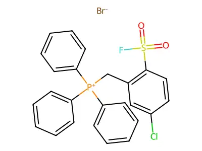 4-Chloro-2-((triphenylphosphoranyl)methyl)benzenesulfonyl fluoride structure