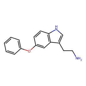 5-Phenoxy-1H-indole-3-ethanamine structure