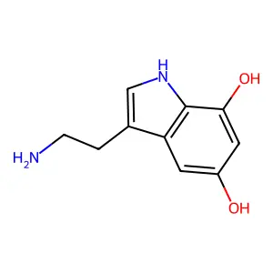 5,7-二羟基色胺 structure