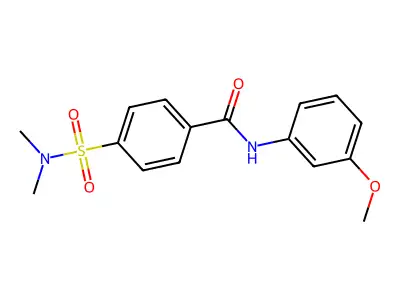 4-(dimethylsulfamoyl)-N-(3-methoxyphenyl)benzamide structure