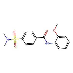 4-(dimethylsulfamoyl)-N-(2-methoxyphenyl)benzamide structure