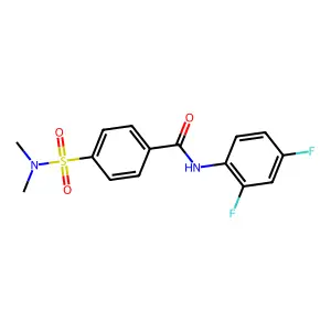 N-(2,4-difluorophenyl)-4-(dimethylsulfamoyl)benzamide structure