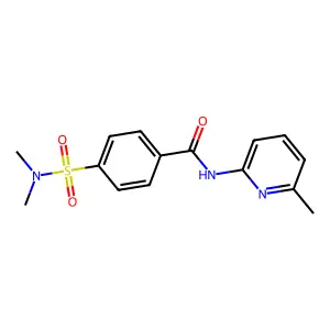 4-(dimethylsulfamoyl)-N-(6-methylpyridin-2-yl)benzamide structure
