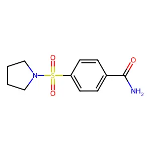 4-(Pyrrolidin-1-ylsulfonyl)benzamide structure