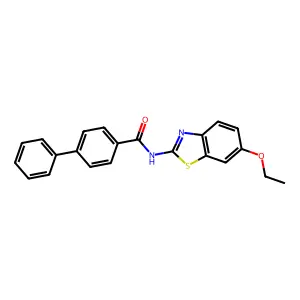 N-(6-ethoxybenzo[d]thiazol-2-yl)-[1,1'-biphenyl]-4-carboxamide structure