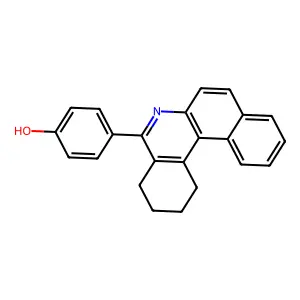 4-(1,2,3,4-Tetrahydrobenzo[a]phenanthridin-5-yl)phenol structure