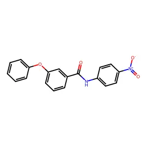 N-(4-nitrophenyl)-3-phenoxybenzamide structure