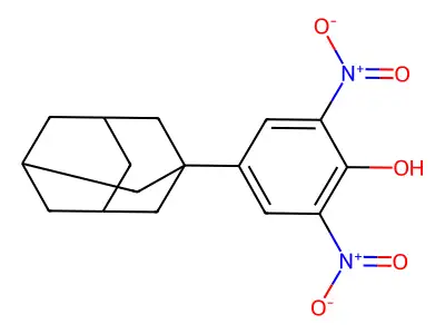 4-(1-Adamantyl)-2,6-dinitrophenol structure