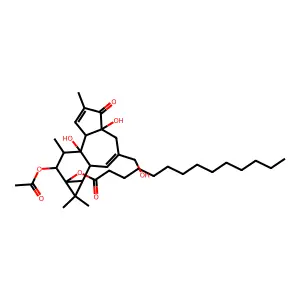 Phorbol 12-acetate 13-tetradecanoate structure
