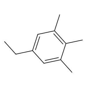 Benzene, 1,2,3-trimethyl-5-ethyl structure