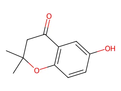 6-Hydroxy-2,2-dimethylchroman-4-one structure