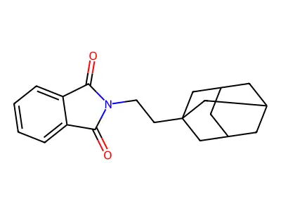 2-[2-(1-Adamantyl)ethyl]isoindoline-1,3-dione structure