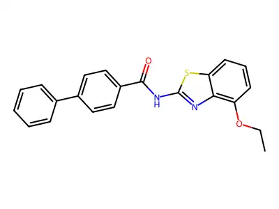 N-(4-ethoxybenzo[d]thiazol-2-yl)-[1,1'-biphenyl]-4-carboxamide structure