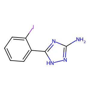 3-(2-Iodophenyl)-1H-1,2,4-triazol-5-amine structure