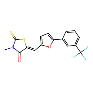 6-Chloro-4-phenyl-2-(piperidin-1-yl)quinazoline structure