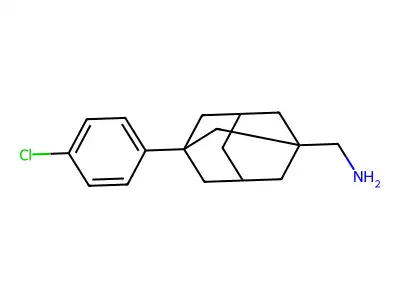 [3-(4-Chlorophenyl)-1-adamantyl]methylamine structure