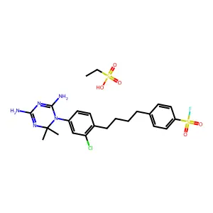 2,4,6(1H,3H,5H)-Pyrimidinetrione, 5-chloro-5-phenyl- structure