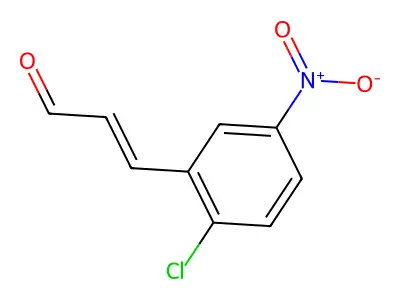 2-Chloro-5-nitrocinnamaldehyde structure