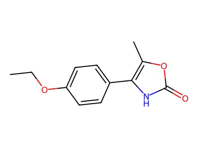 4-(4-ethoxyphenyl)-5-methyloxazol-2(3H)-one structure