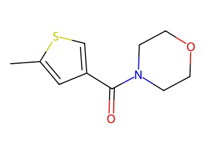 (5-Methyl-3-thienyl)-4-morpholinylmethanone structure