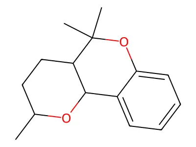 2,5,5-Trimethyl-3,4,4a,10b-tetrahydro-2H,5H-pyrano[3,2-c]chromene structure