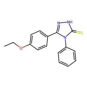 5-(4-Ethoxyphenyl)-4-phenyl-4H-1,2,4-triazole-3-thiol structure