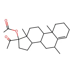 醋酸阿那孕酮 structure