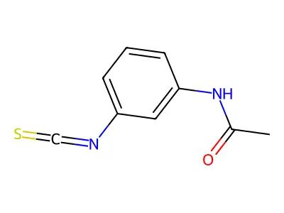 N-(3-异硫氰酸酯基苯基)乙酰胺 structure