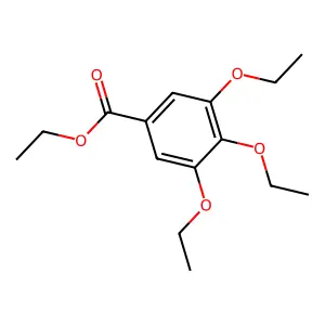 Ethyl 3,4,5-triethoxybenzoate structure