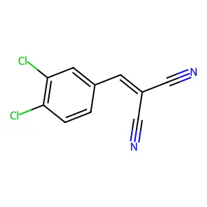 (3,4-Dichlorobenzylidene)malononitrile structure