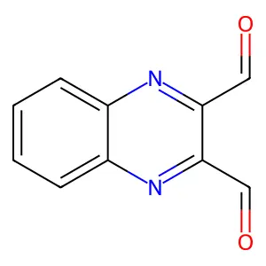 2,3-Quinoxalinedicarboxaldehyde structure