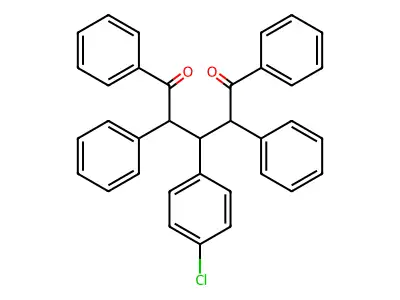 3-(4-Chlorophenyl)-1,2,4,5-tetraphenyl-1,5-pentanedione structure